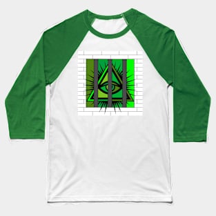 Eye Conz Green Baseball T-Shirt